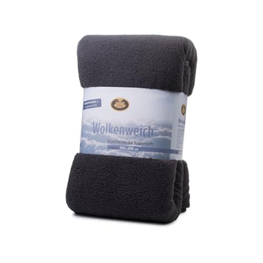 Gözze - Wolkenweich Kuscheldecke, Schaffellimitat, 100% Polyester (Mikrofaser), 150 x 200 cm - Wollweiß im Sale